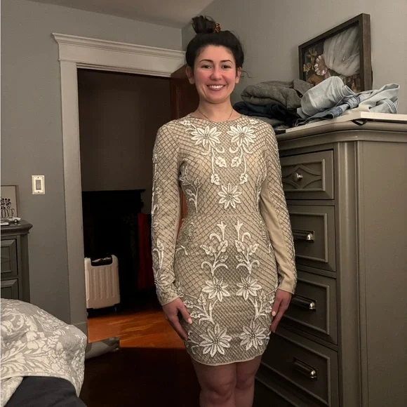 Needle and Thread Beaded Cocktail Dress - Picture 2 of 5